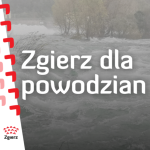 rwąca rzeka - powódź