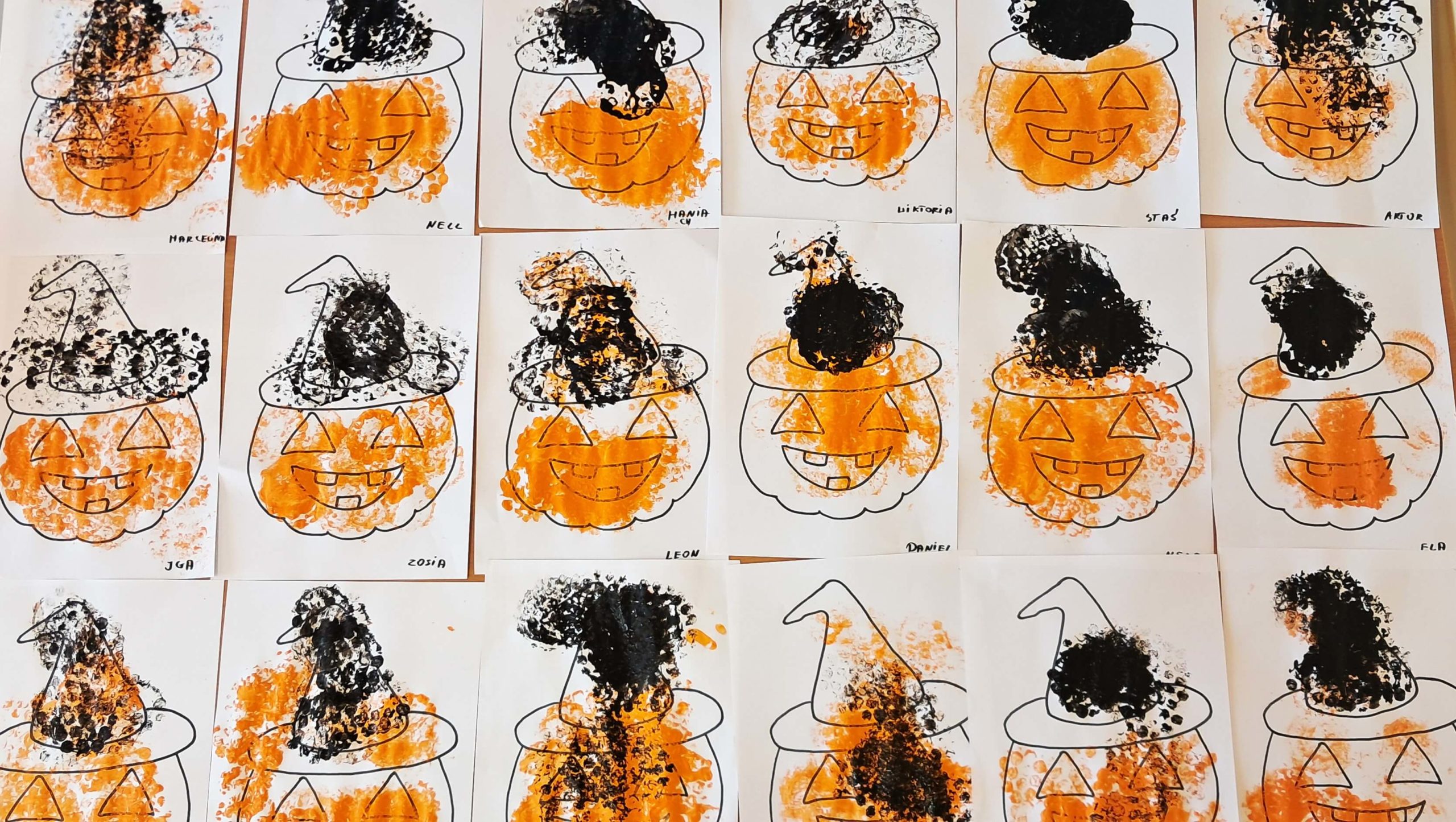 Praca plastyczna dynie grupa 3